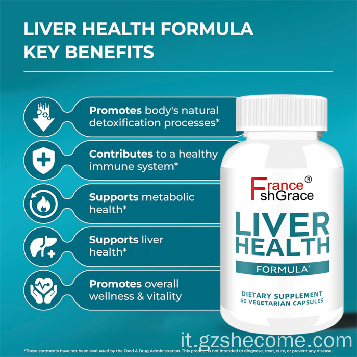 Shecome Liver Health Capsules Liver Cleanse Detox Support